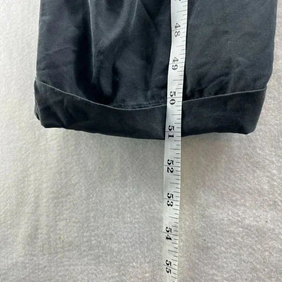 Ingrid & Isabel Maternity Jumpsuit Women's Sz M Black V-Neck Zip Front Stretch - Picture 4 of 11